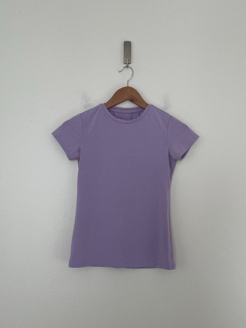Hatch Maternity The Softsculpt Knit Purple Short Sleeve Tee Size XS